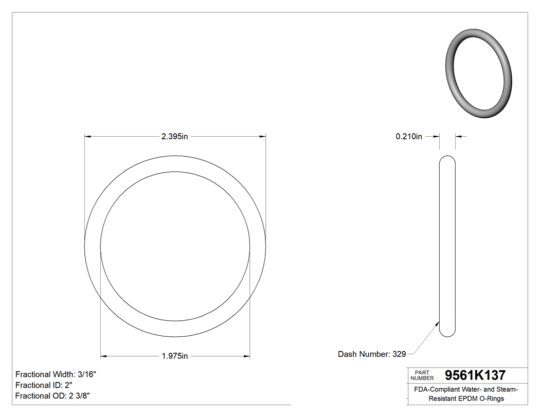 Technical drawing - 9561K137